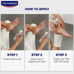 Hansaplast Foot Protection 2In1 Deo Antibacterial Spray, 150ml