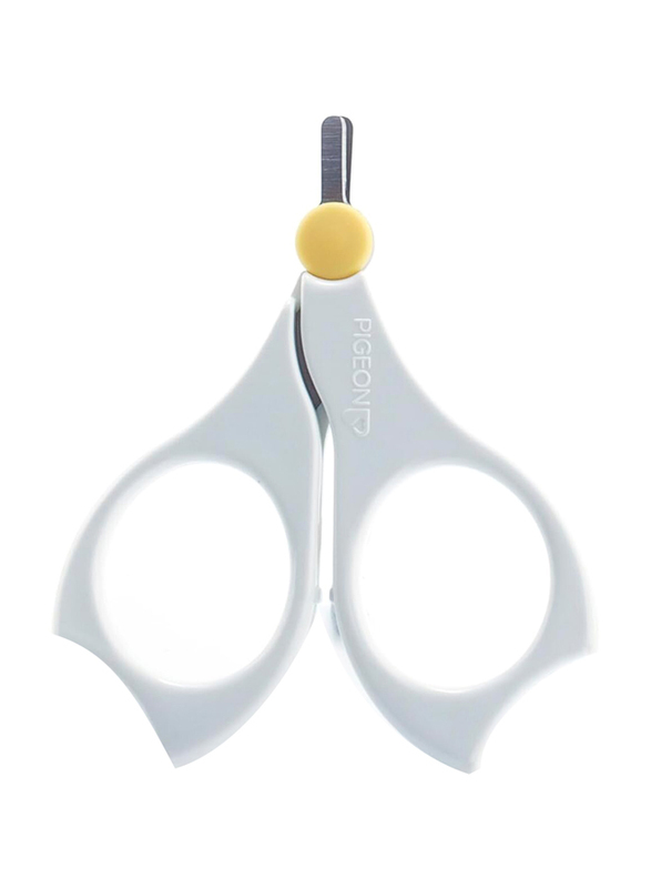 Pigeon Extra Small Safety Nail Scissors with Cap for Newborn Babies
