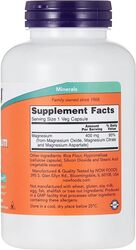 Now Magnesium Caps, 400mg, 180 Capsules