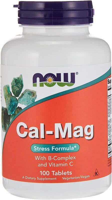 

Now Foods Cal-Mag Stress Formula Tablets, 100 Tablets