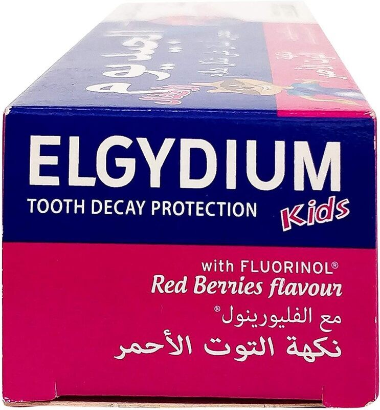 Pierre Fabre 50ml Elgydium Tooth Decay Protection Red Berries Toothpaste Gel for Kids