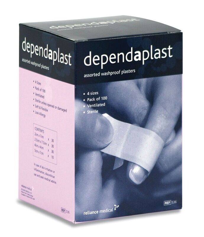 

Generic Dependaplast Washproof Plasters Assorted Box Of 100