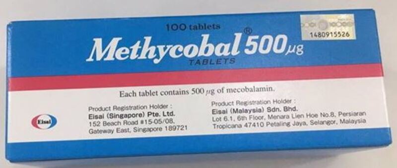 Methycobal 500Mg 100S Tabs