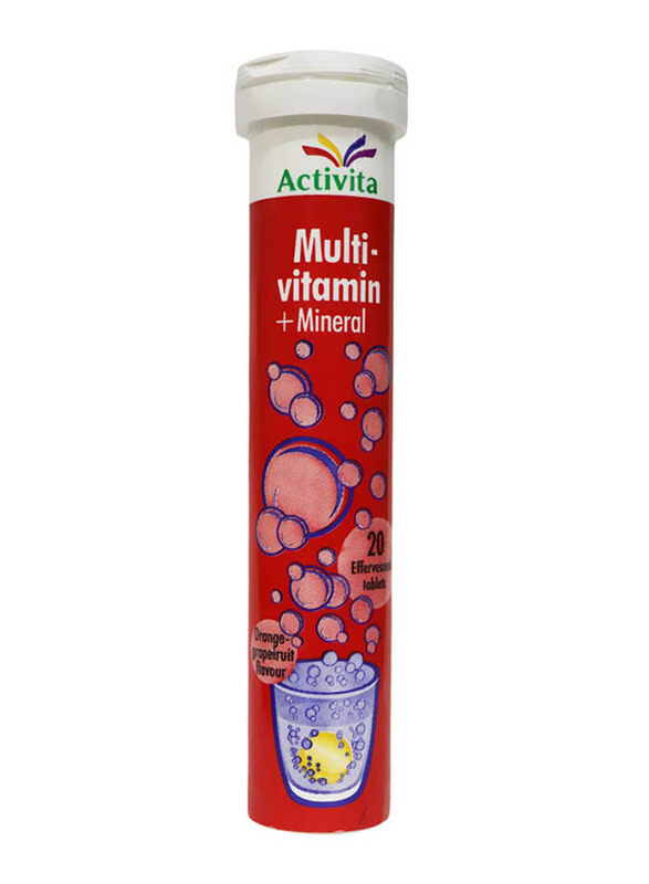 

Activita Effervescent Multi-Vitamins & Minerals Tablets, 20 Tablets