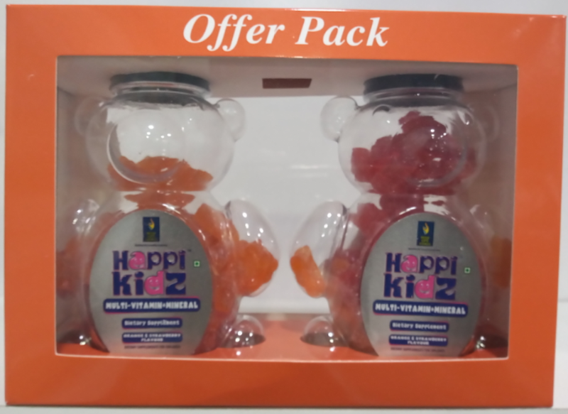 Happi Kids Gummies Offer Pack (1+1)