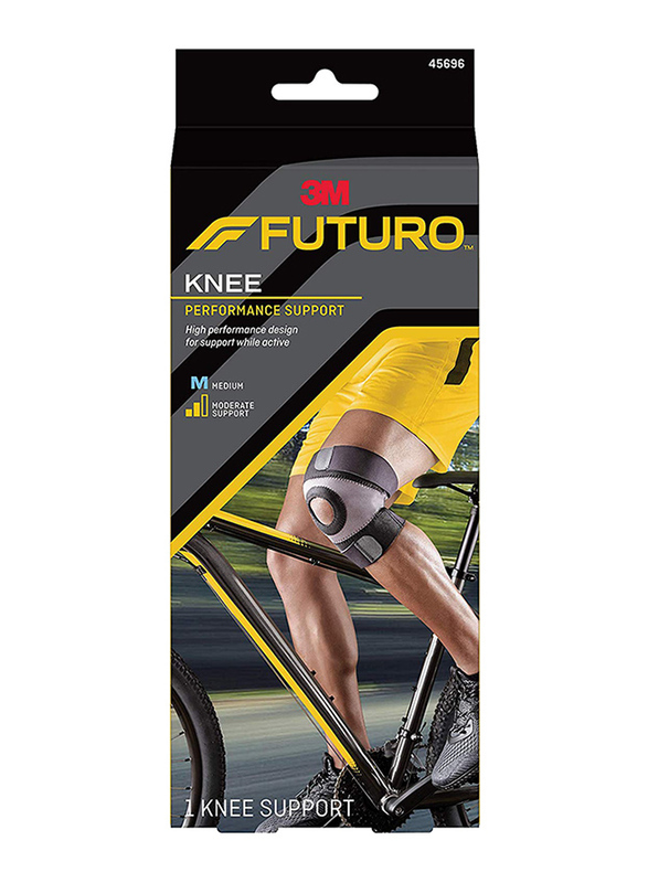 

Futuro Sport Moisture Control Knee Support for Men, Black, Medium