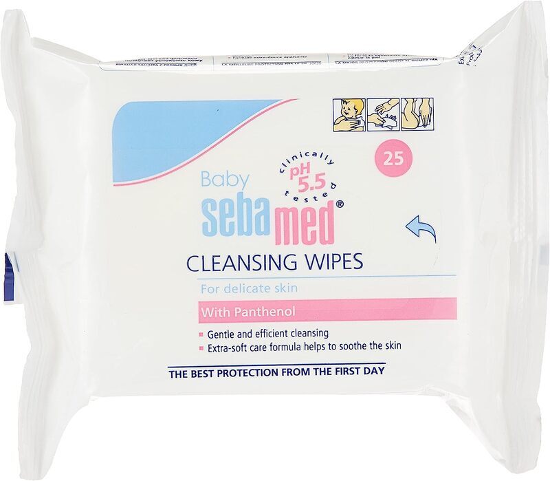 Sebamed 25 Wipes Baby Cleansing Wet Wipes