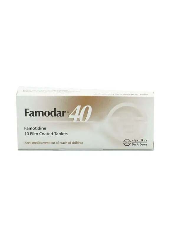 

Dar Al Dawa Famodar 40 Mg Tab 10S