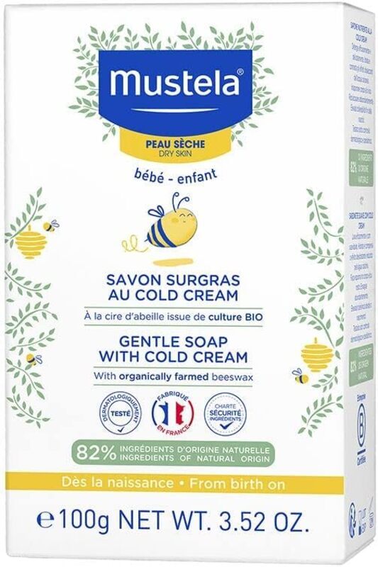 

Mustela 100gm Gentle Soap with Cold Cream for Babies