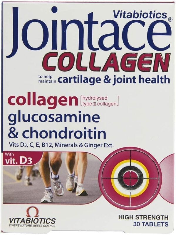 Vitabiotics Jointace Max Glucosamine, Omega 3, Collagen Maximum Support, 84 Tablets