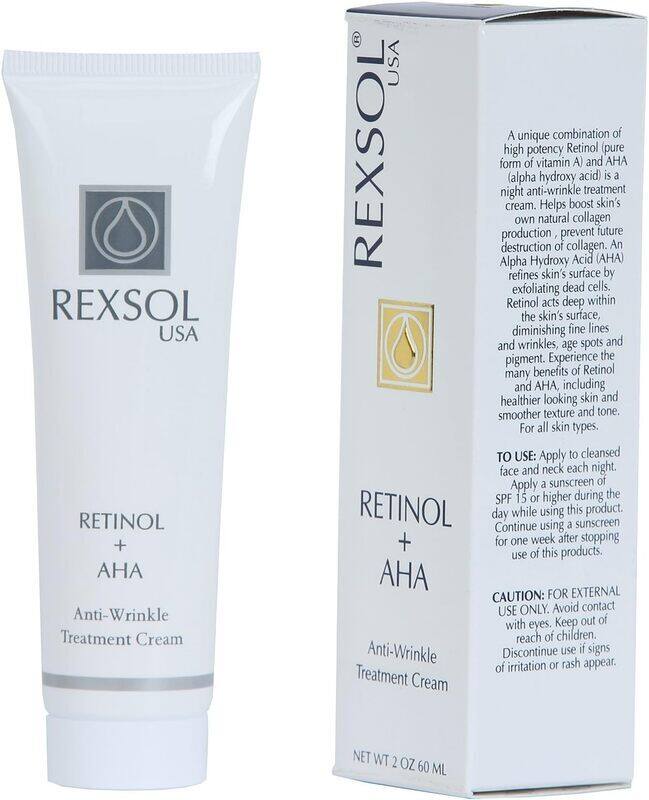 

Rexsol Retinol & AHA Anti-wrinkle Treatment Cream, 60ml