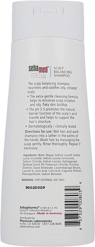 Sebamed Scalp Balancing Shampoo for Oily Hair, 200ml