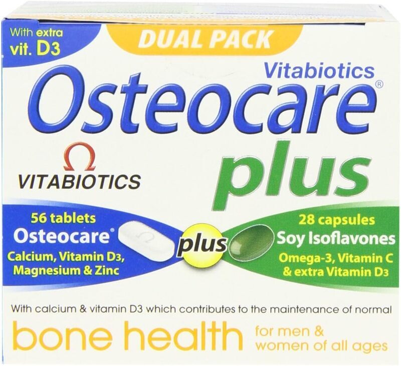 Vitabiotics Osteocare Plus Omega 3 & Soy Isoflavones, 84 Capsules