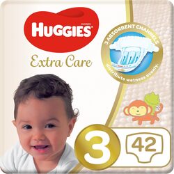 HUGGIES EXTRA CARE NO.3 (4-9 KG ) 7% OFF 42S ( KC70907 )