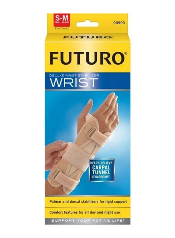 Futuro Deluxe Wrist Stab, S/M, 90993, Beige
