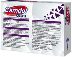 Camdol Ultra Tablets for Pain Relief, 500mg/65mg, 24 Tablets