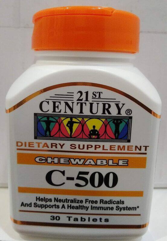 

21St Century Vit C 500 Chewable 30'S