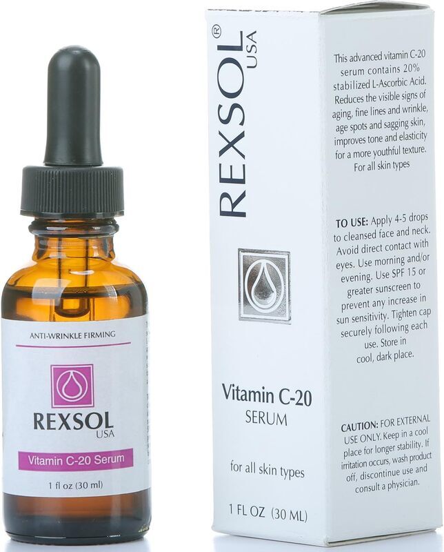 Rexsol 20% Vitamin C Serum Anti-wrinkle Firming, 30ml