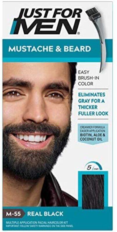 

Just For Men Mos/Bea Natr Real Black