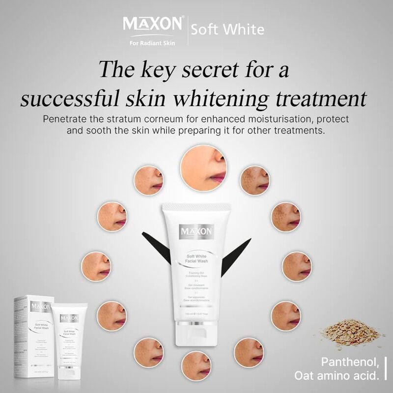 MaXon Soft White Facial Wash, 150ml