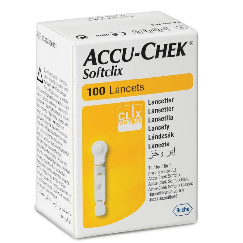 Accu Chek Softclix Lancet 100/Pk