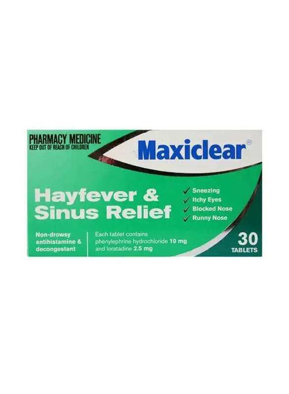 

Cosmofer Maxiclear Hayfever&Sinus 30 Tab