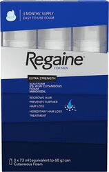 Regaine Hair Loss & Hair Growth Scalp Foam Treatment, 3 x 73ml
