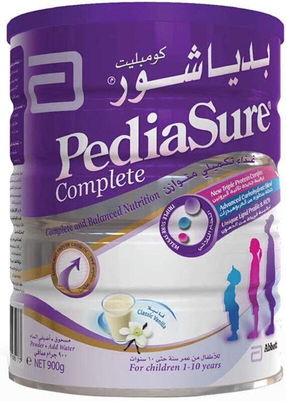 PEDIASURE COMP TRIPLE SURE VANILLA 900G