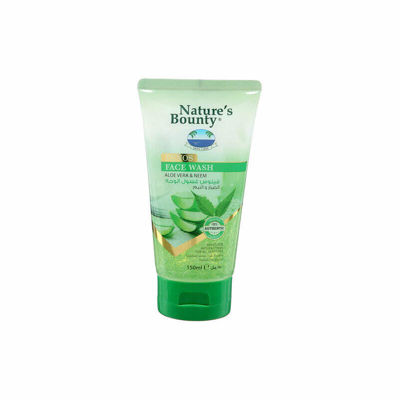 

Natures Bounty Face Wash Neem & Aloe Vera 150Ml