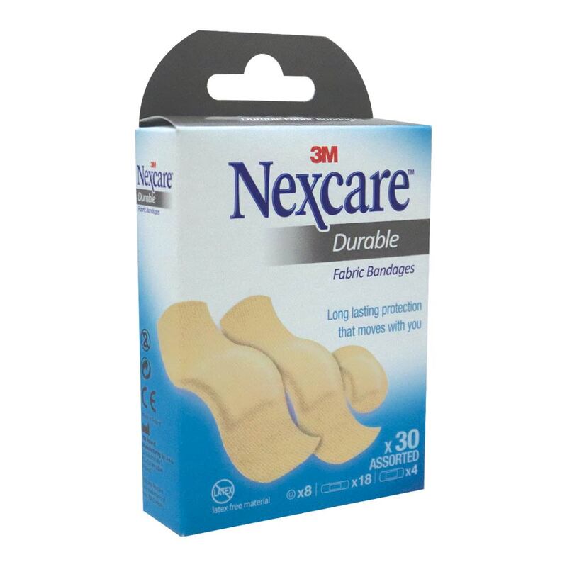 3M Nexcare Durable Fab Asstd 30S