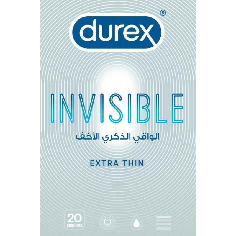 Durex Invisible Extra Thin Condoms 20S