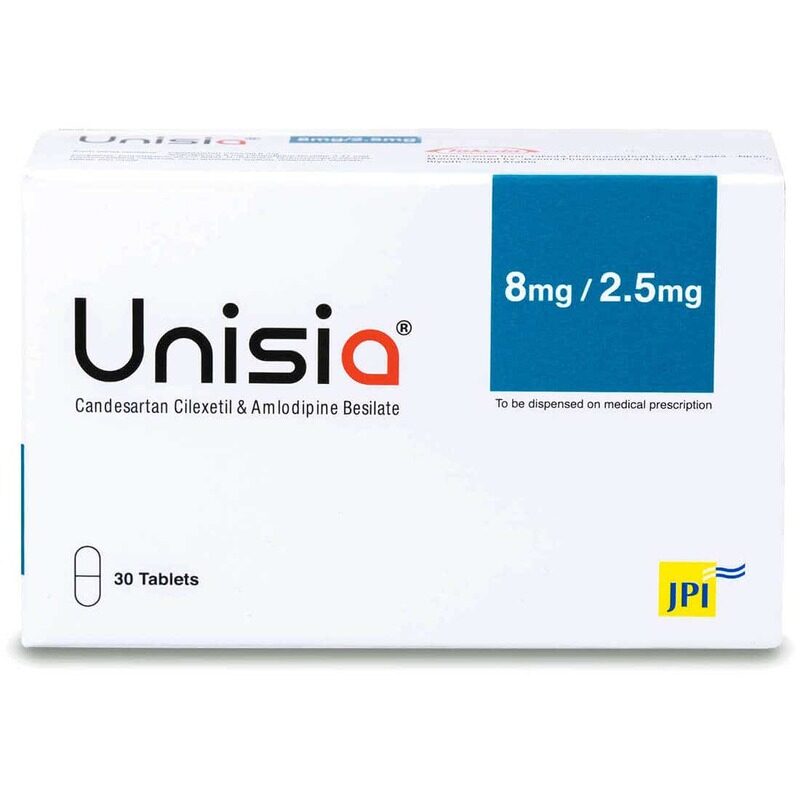 

Unisia 8 Mg /2.5 Mg Tab 30S
