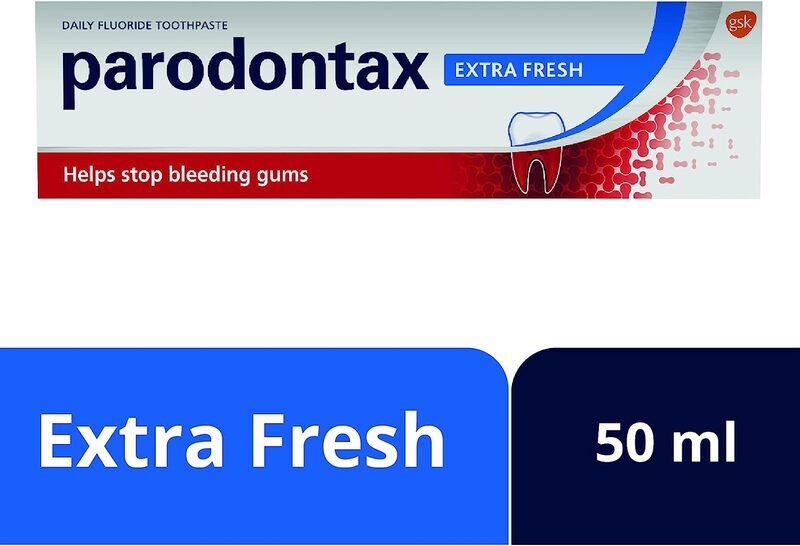 Parodontax Extra Fresh Toothpaste for Bleeding Gums, 50ml