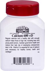 21st Century Calcium 600 + D Dietary Supplement, 75 Tablets