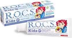 Rocs 45gm Fruity Cone and Ice Cream Flavour Toothpaste for Kids