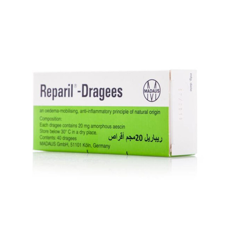 

Madaus Reparil 20Mg Tab 40'S