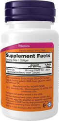Now Foods Vitamin D-3 2000Iu, 120 Softgels