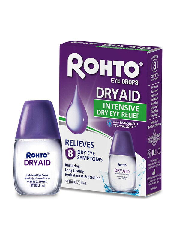 

Rohto Dry AID Intensive Dry Eye Relief Eye Drops, 10ml