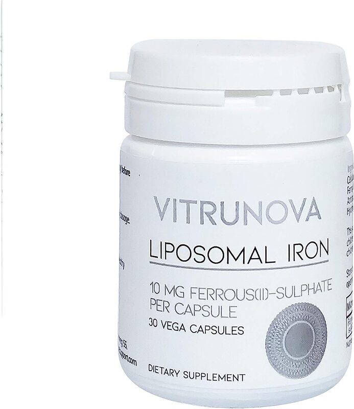 Curesupport Vitrunova Iron Liposomal Dietary Supplement, 30 Vega Capsules