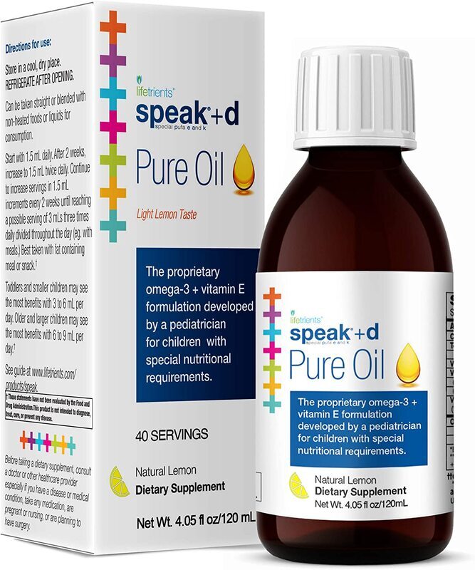 Lifetrients Speak+D Pure Oil Natural Lemon, 120ml