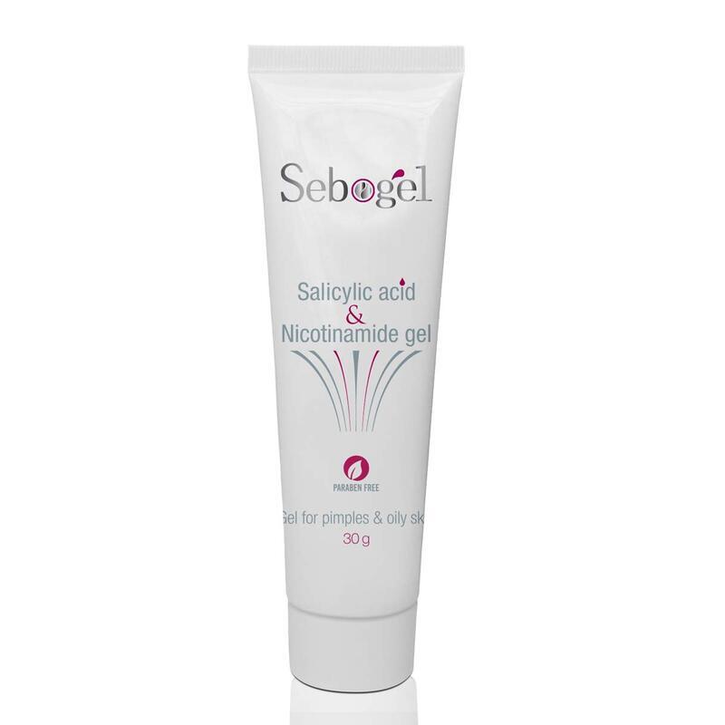 Sebogel Salicylic Acid & Nicotinamide Gel for Pimples & Oily Skin, 30g