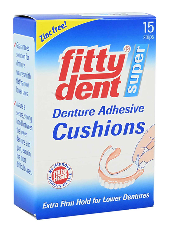 FITTY DENT ADHESIVE CUSHIONS STRIPS 15S