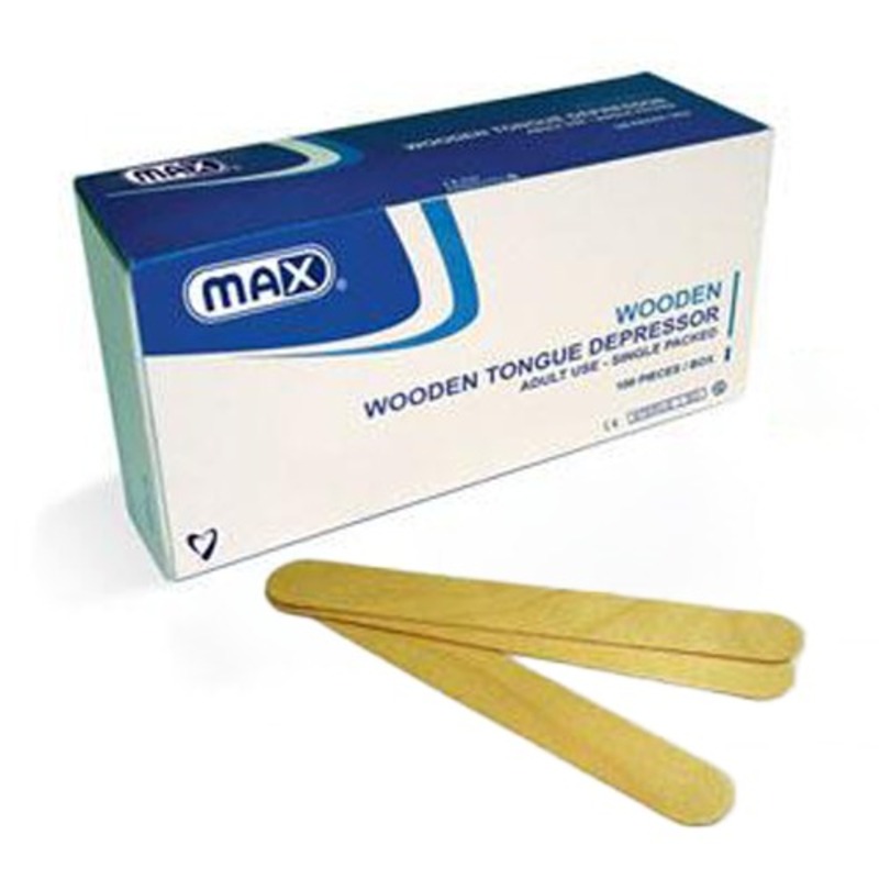 Max Wooden Tongue Depressor Adult