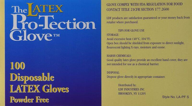 

Nice Care Latex Gloves P/Free Small
