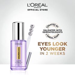 L'Oreal Paris Hyaluron Expert Eye Serum with 2.5% Hyaluronic Acid, Caffeine & Niacinamide, 20ml