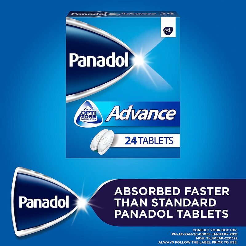 Panadol Advance with Opti Zorb Formulation, 48 Tablets