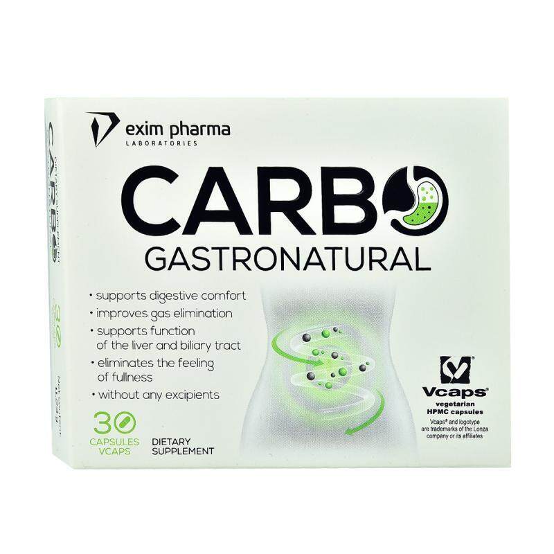 

Exim Pharma Carbo Gastronatural Capsules 30S