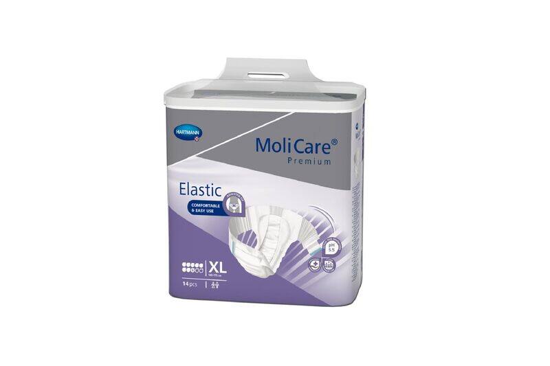 

HARTMANN Molicare Premium Elastic Diapers Purple 8D Xl 14'S