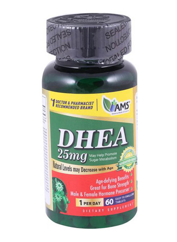 

Ams Dhea, 25mg, 60 Capsules