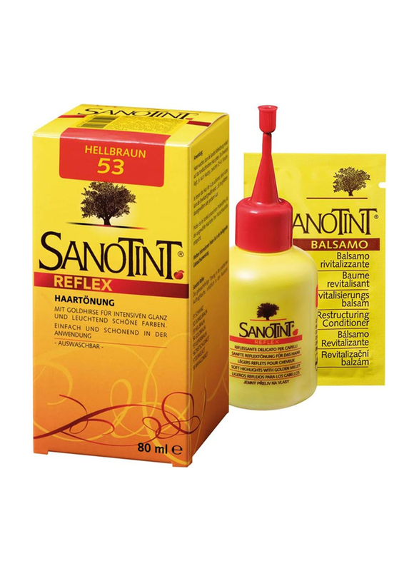 Sanotint Reflex Hair Color, 80ml, Light Brown